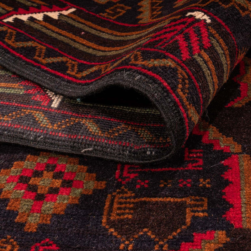 Tapis Belutsch - 204 x 125 cm - marron