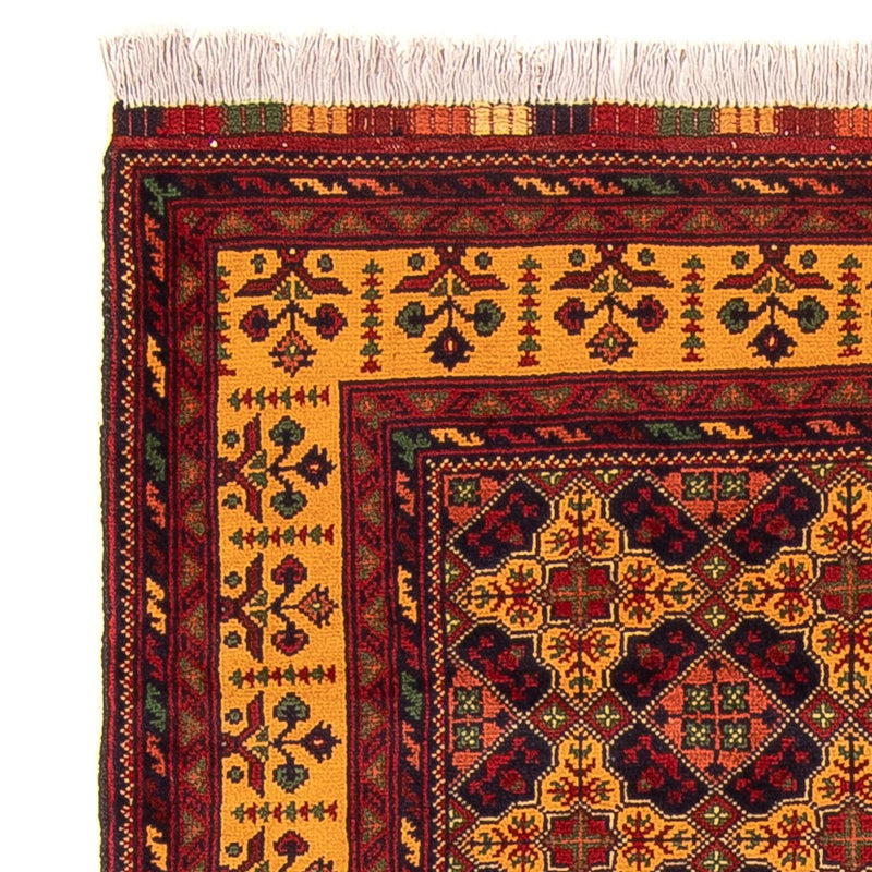 Tapis de couloir Tapis afghan - Boukhara - 208 x 90 cm - multicolore