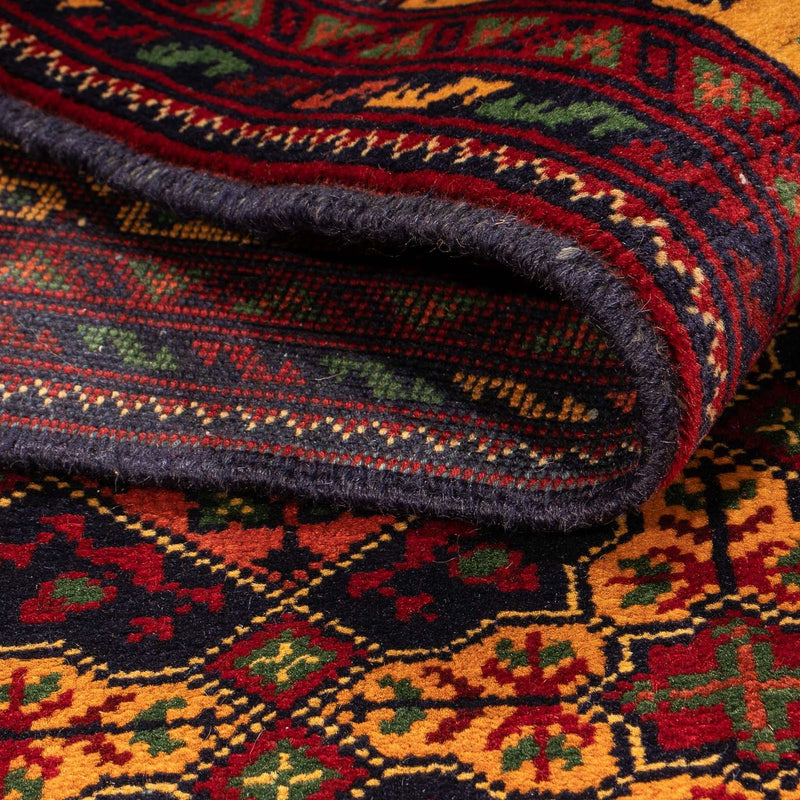 Tapis de couloir Tapis afghan - Boukhara - 208 x 90 cm - multicolore