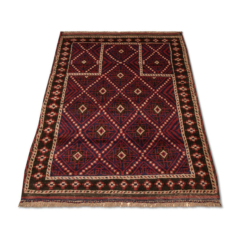 Tapis Belutsch - 127 x 85 cm - multicolore