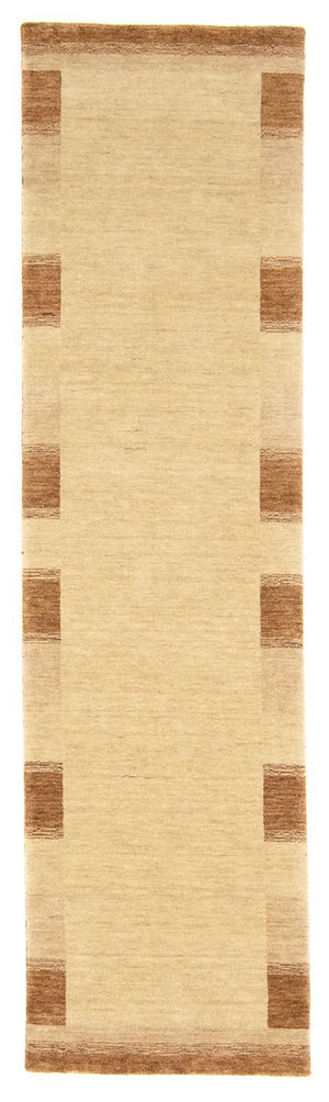 Tapis de couloir Tapis Gabbeh - Indus - 200 x 80 cm - beige