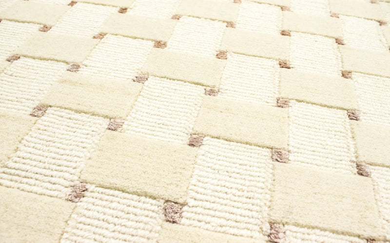 Tapis de couloir Tapis Népalais - 200 x 70 cm - beige