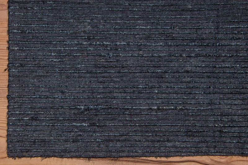 Tapis à poil ras - 180 x 120 cm - noir