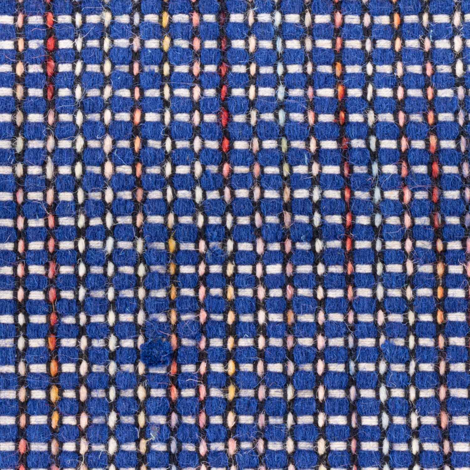 Tapis Kelim - Tendance ronde  - 200 x 200 cm - bleu