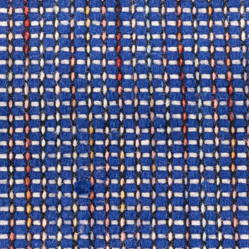 Tapis Kelim - Tendance ronde  - 200 x 200 cm - bleu