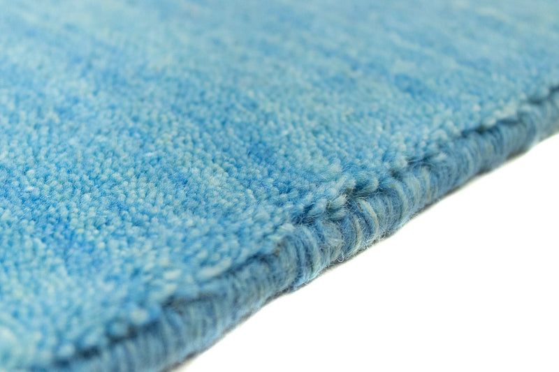 Tapis Gabbeh - Indus - 300 x 250 cm - bleu clair