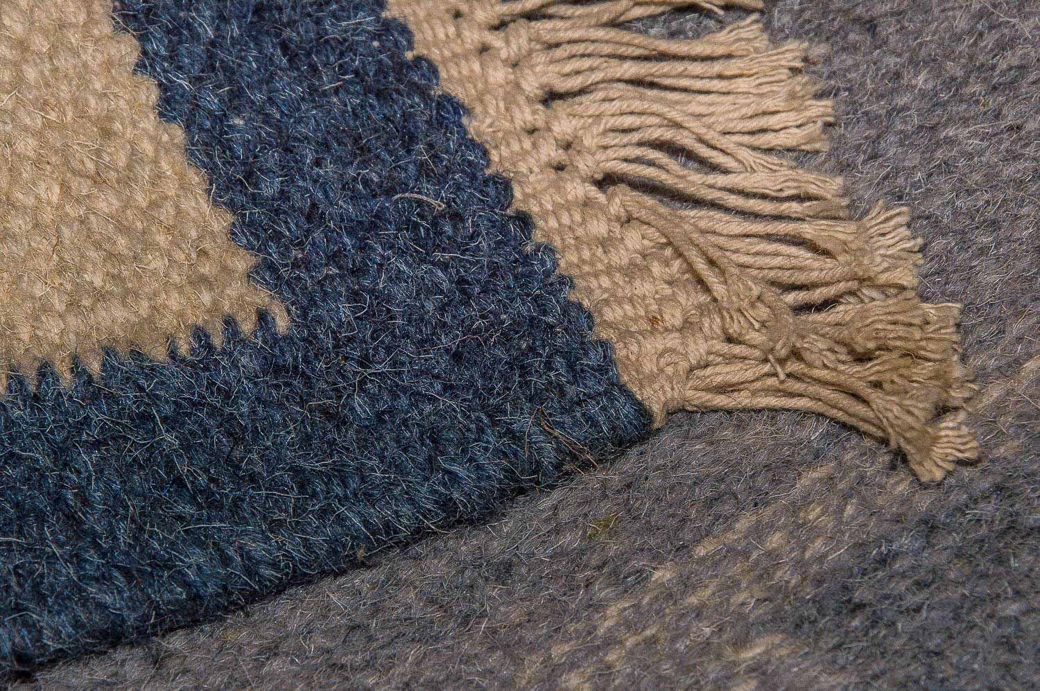 Tapis de couloir Tapis Kelim - Tendance - 250 x 80 cm - bleu