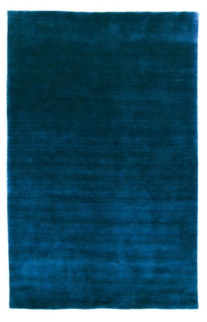 Tapis Gabbeh - Indus - 160 x 90 cm - bleu pétrole