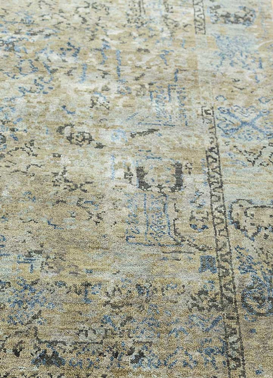Tapis en laine - 240 x 170 cm - vert menthe