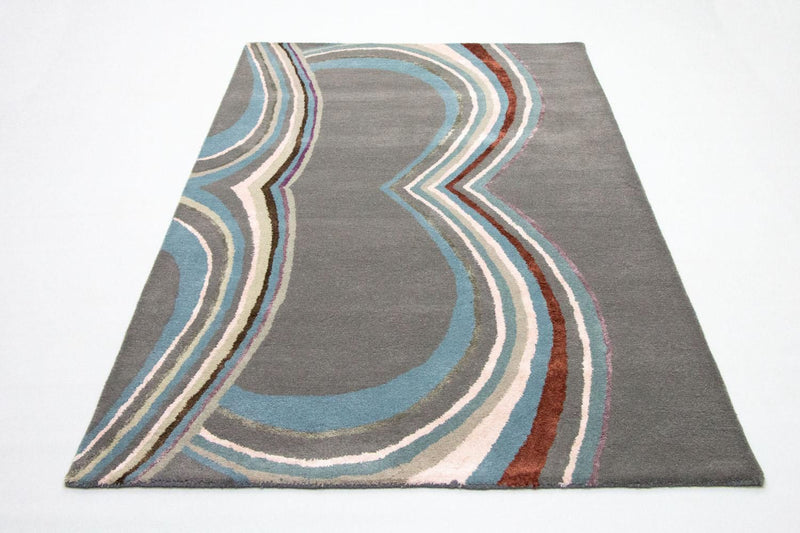 Tapis design - 241 x 153 cm - multicolore