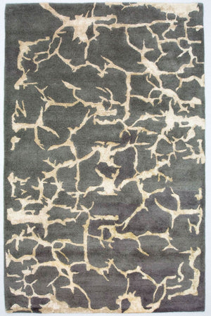 Tapis design - 241 x 154 cm - gris