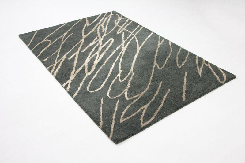 Tapis design - 180 x 121 cm - bleu