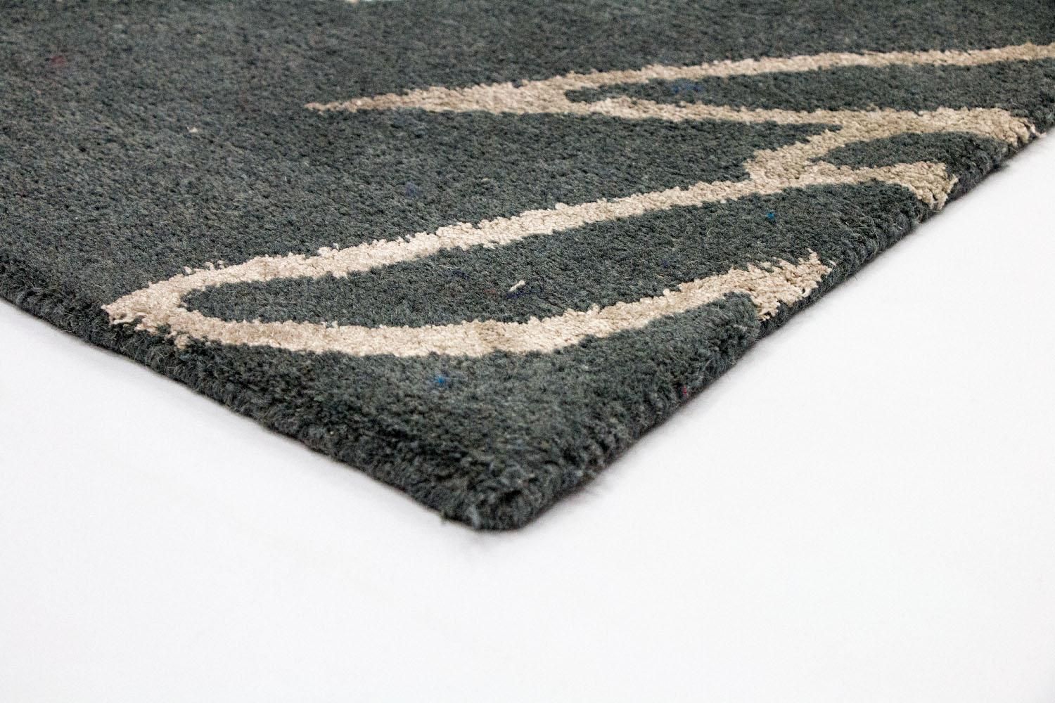 Tapis design - 180 x 121 cm - bleu