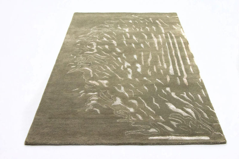 Tapis design - 242 x 153 cm - marron