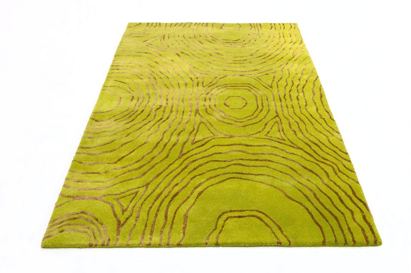 Tapis design - 241 x 152 cm - vert clair