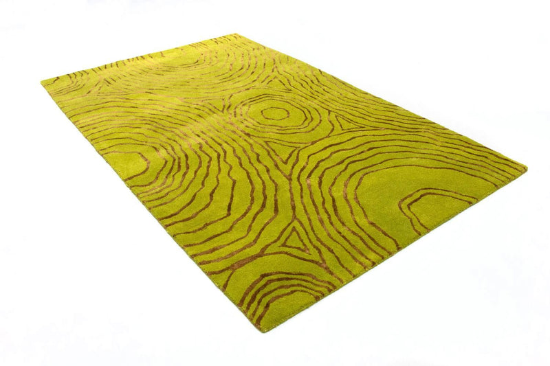 Tapis design - 241 x 152 cm - vert clair