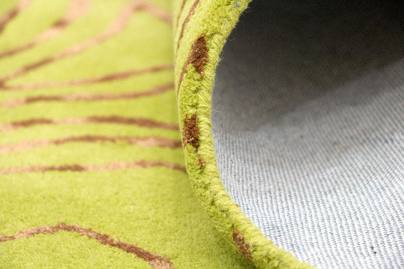 Tapis design - 241 x 152 cm - vert clair