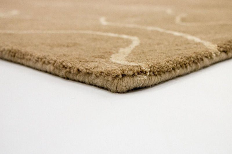Tapis design - 240 x 151 cm - marron