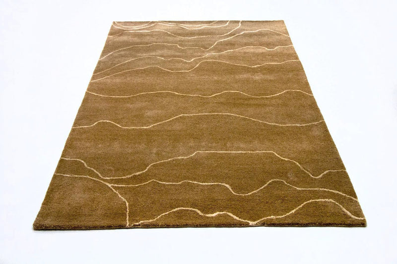 Tapis design - 240 x 151 cm - marron