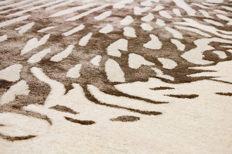 Tapis design - 242 x 152 cm - beige