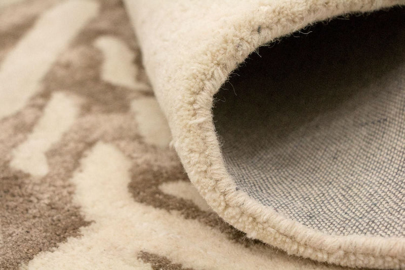 Tapis design - 242 x 152 cm - beige