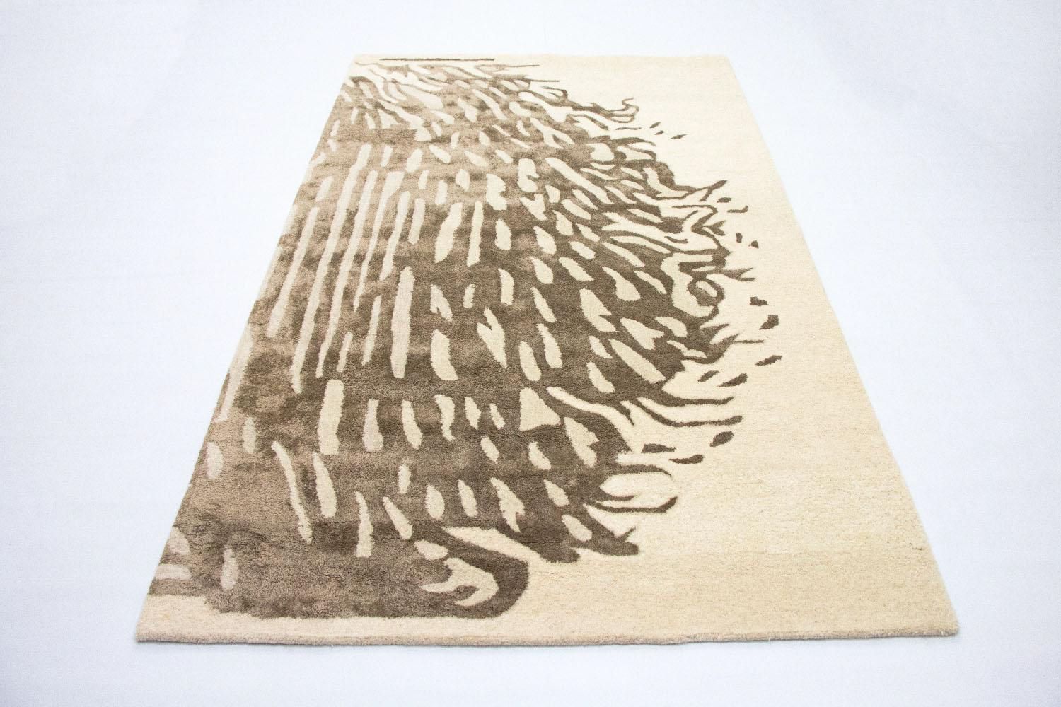 Tapis design - 242 x 152 cm - beige