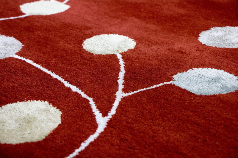 Tapis design - 240 x 155 cm - rouge
