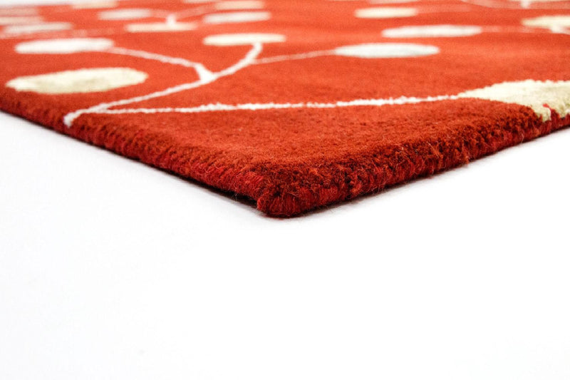 Tapis design - 240 x 155 cm - rouge