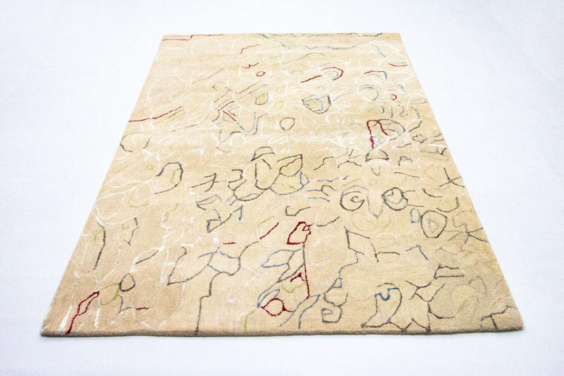 Tapis design - 242 x 152 cm - beige