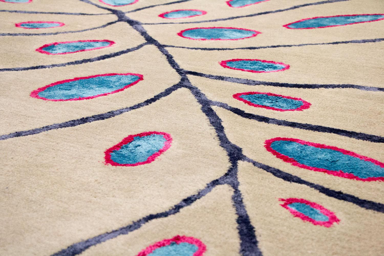Tapis design - 240 x 152 cm - beige