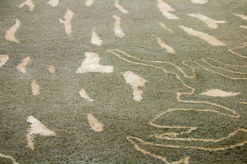 Tapis design - 242 x 152 cm - gris