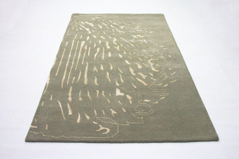 Tapis design - 242 x 152 cm - gris
