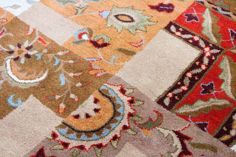 Tapis en laine - 189 x 136 cm - multicolore