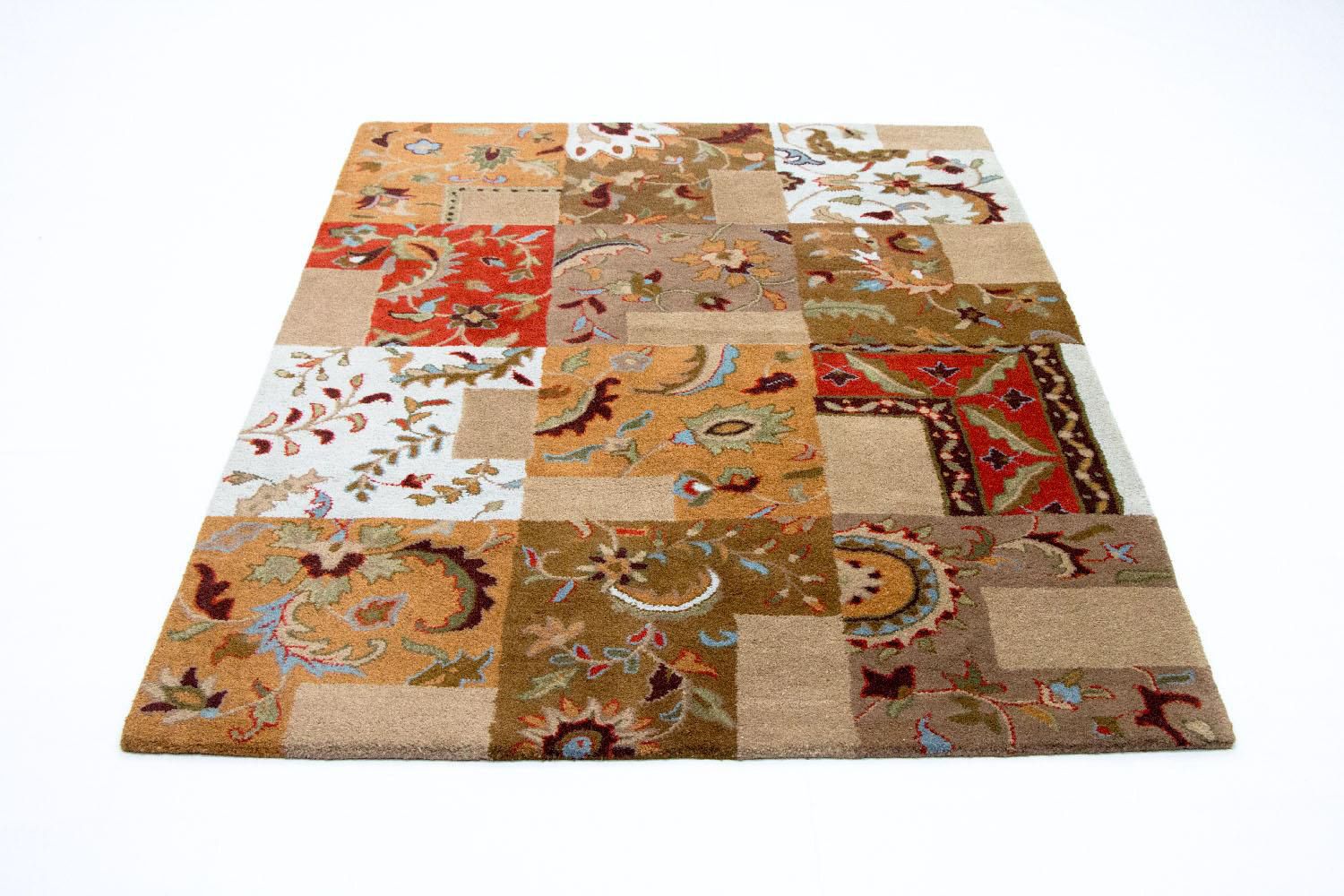 Tapis en laine - 189 x 136 cm - multicolore