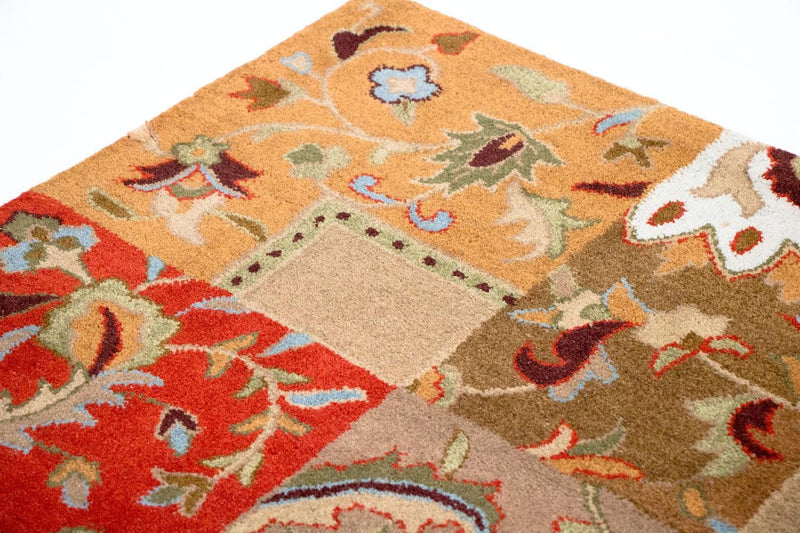 Tapis en laine - 189 x 136 cm - multicolore