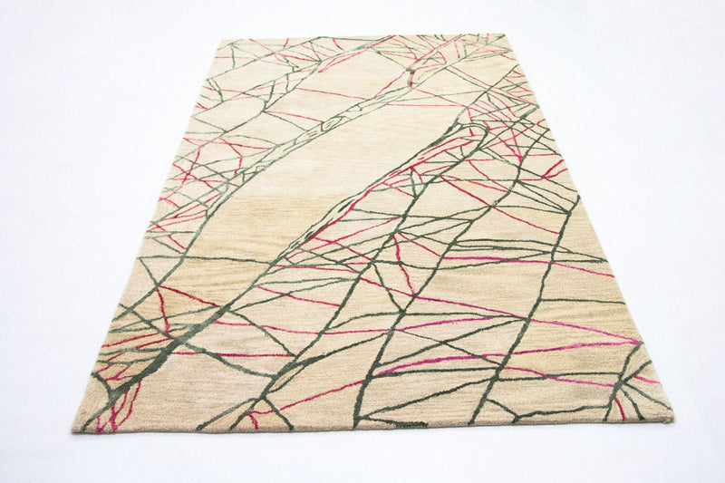 Tapis design - 242 x 154 cm - beige