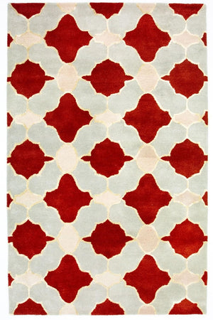 Tapis en laine - 244 x 152 cm - beige