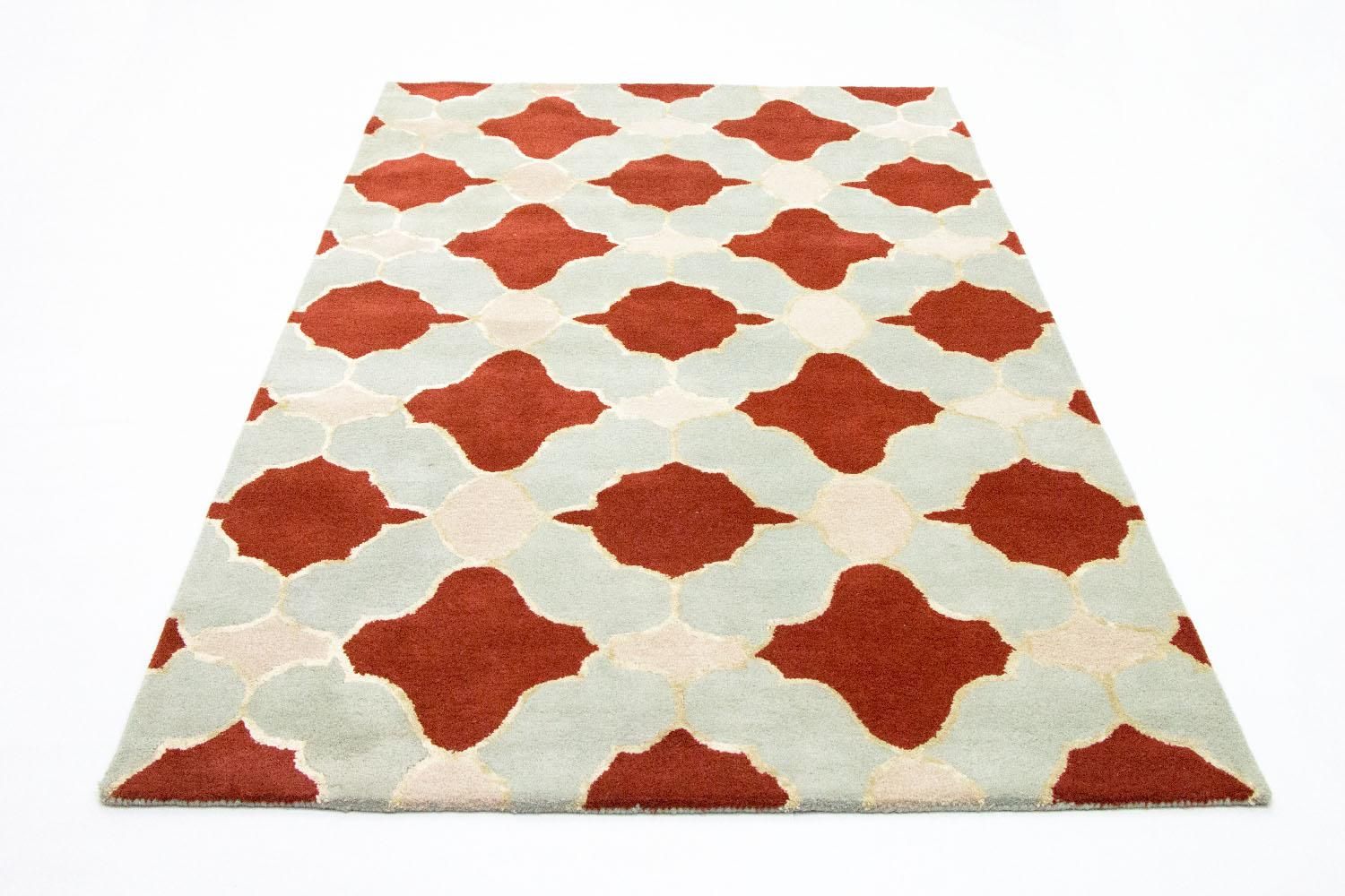 Tapis en laine - 244 x 152 cm - beige