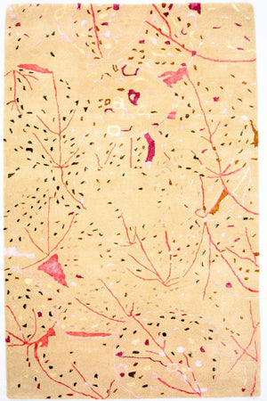 Tapis design - 244 x 155 cm - beige
