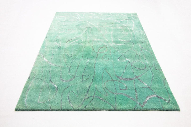 Tapis design - 244 x 154 cm - vert