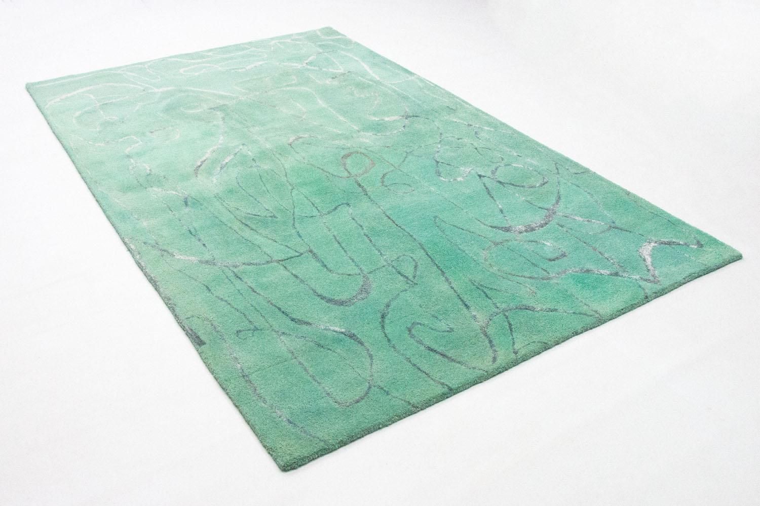 Tapis design - 244 x 154 cm - vert