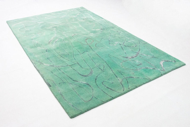 Tapis design - 244 x 154 cm - vert