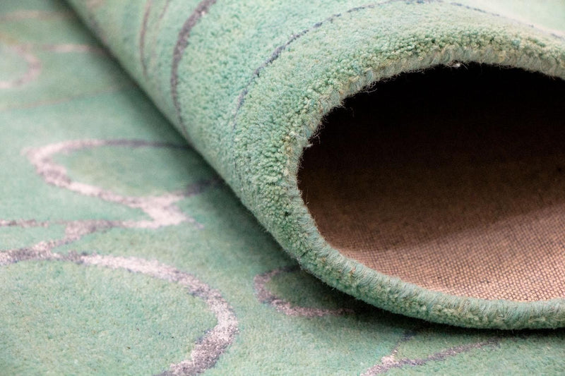Tapis design - 244 x 154 cm - vert