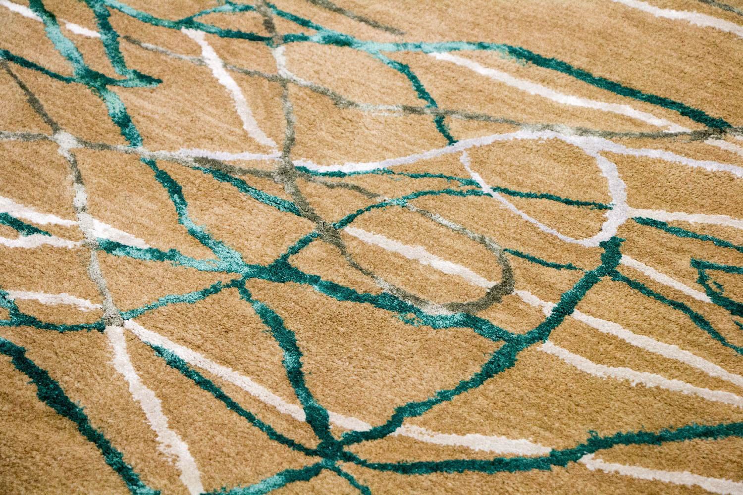 Tapis design - 245 x 156 cm - beige