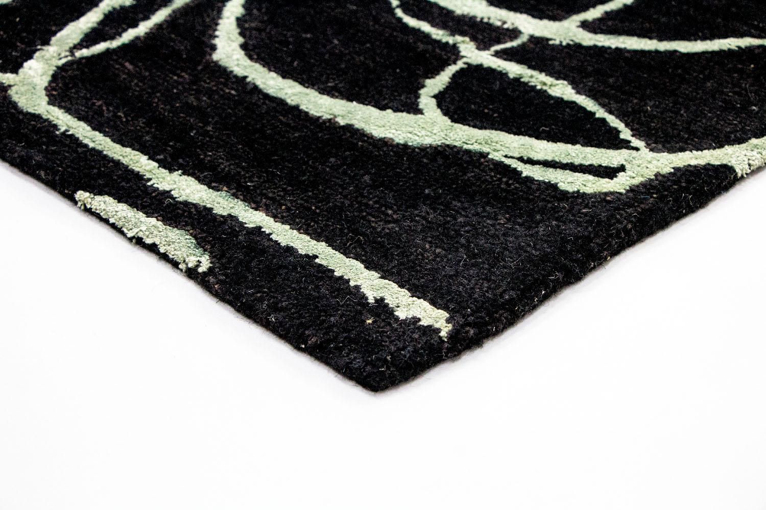 Tapis design - 243 x 152 cm - bleu