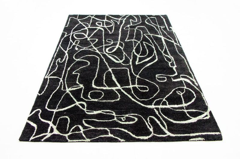 Tapis design - 243 x 152 cm - bleu