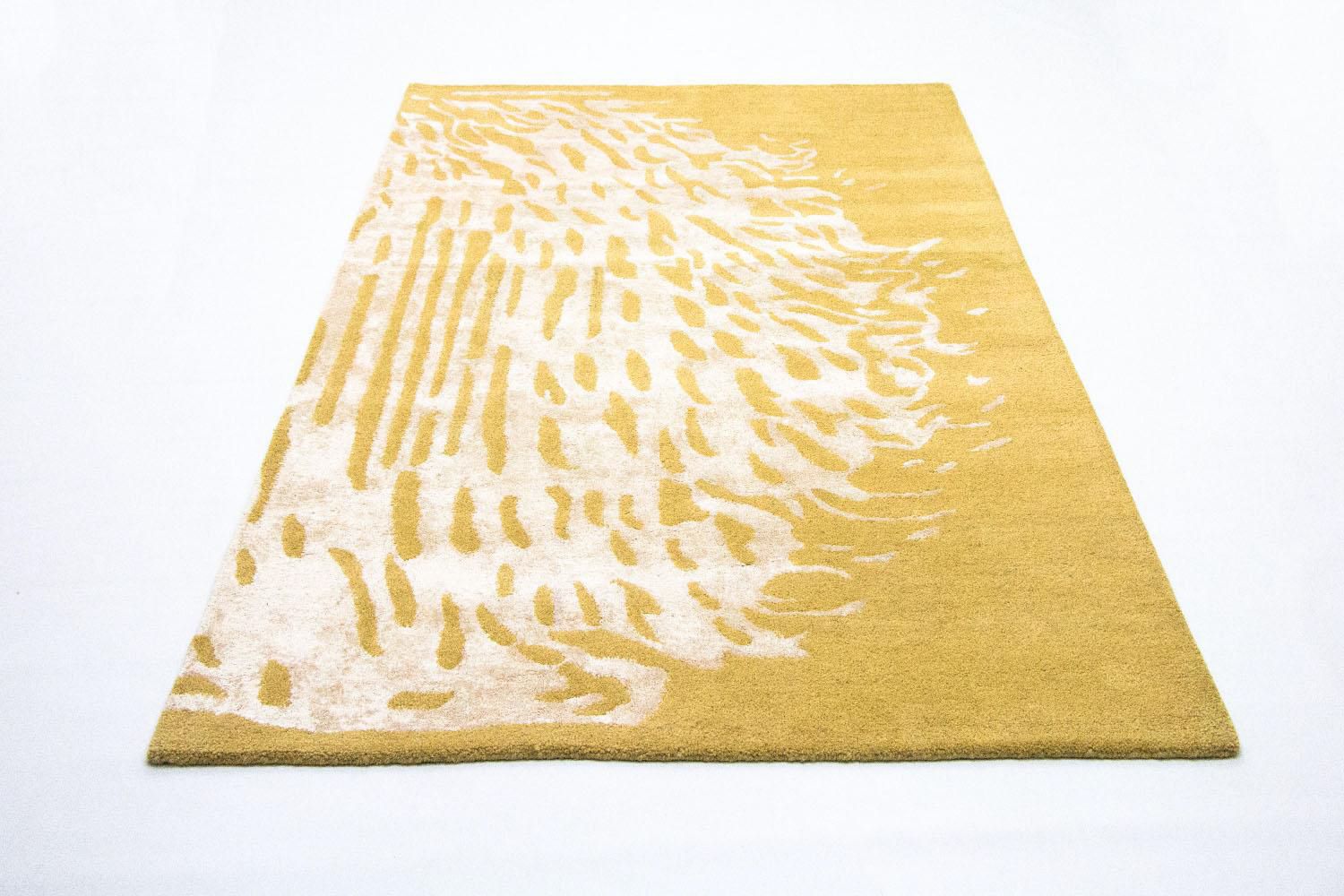 Designer Teppich 242 x 154 cm Wohnzimmer Teppich