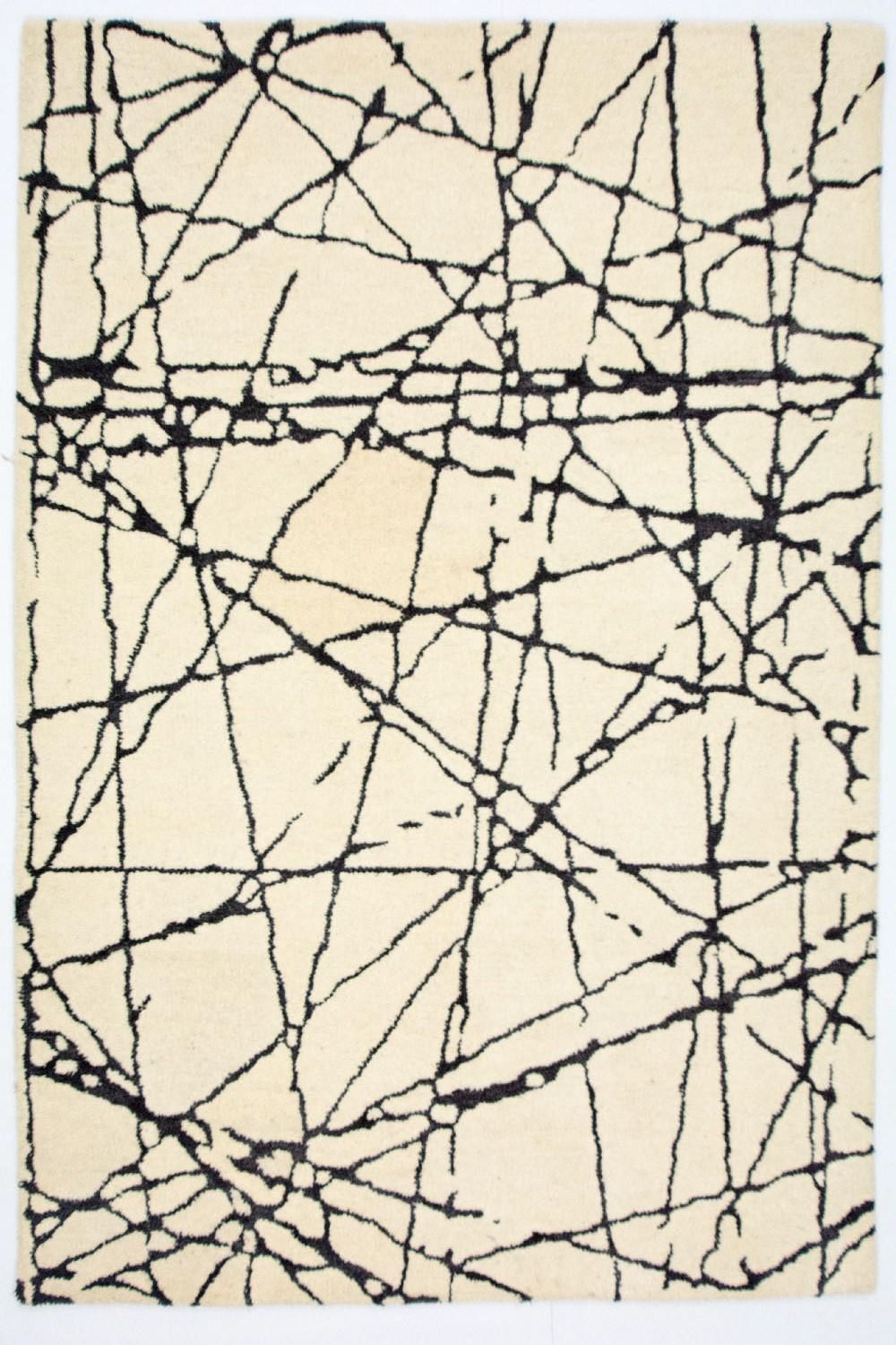 Tapis design - 181 x 121 cm - beige