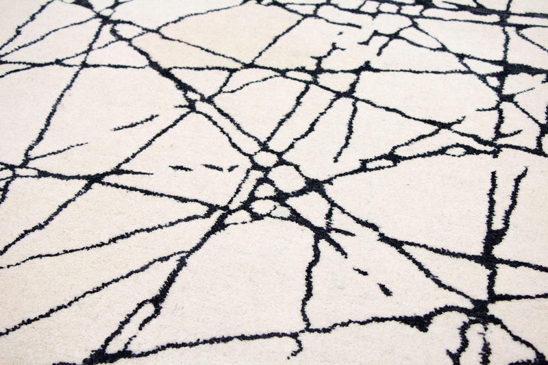 Tapis design - 181 x 121 cm - beige