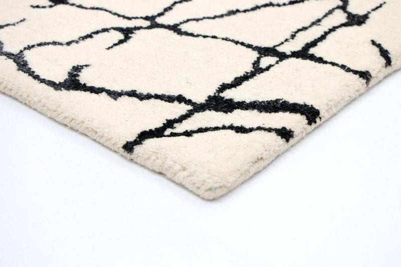 Tapis design - 181 x 121 cm - beige